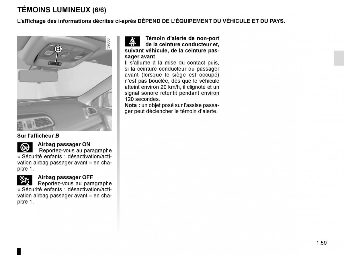 Renault Kadjar owners manual manuel du proprietaire / page 65