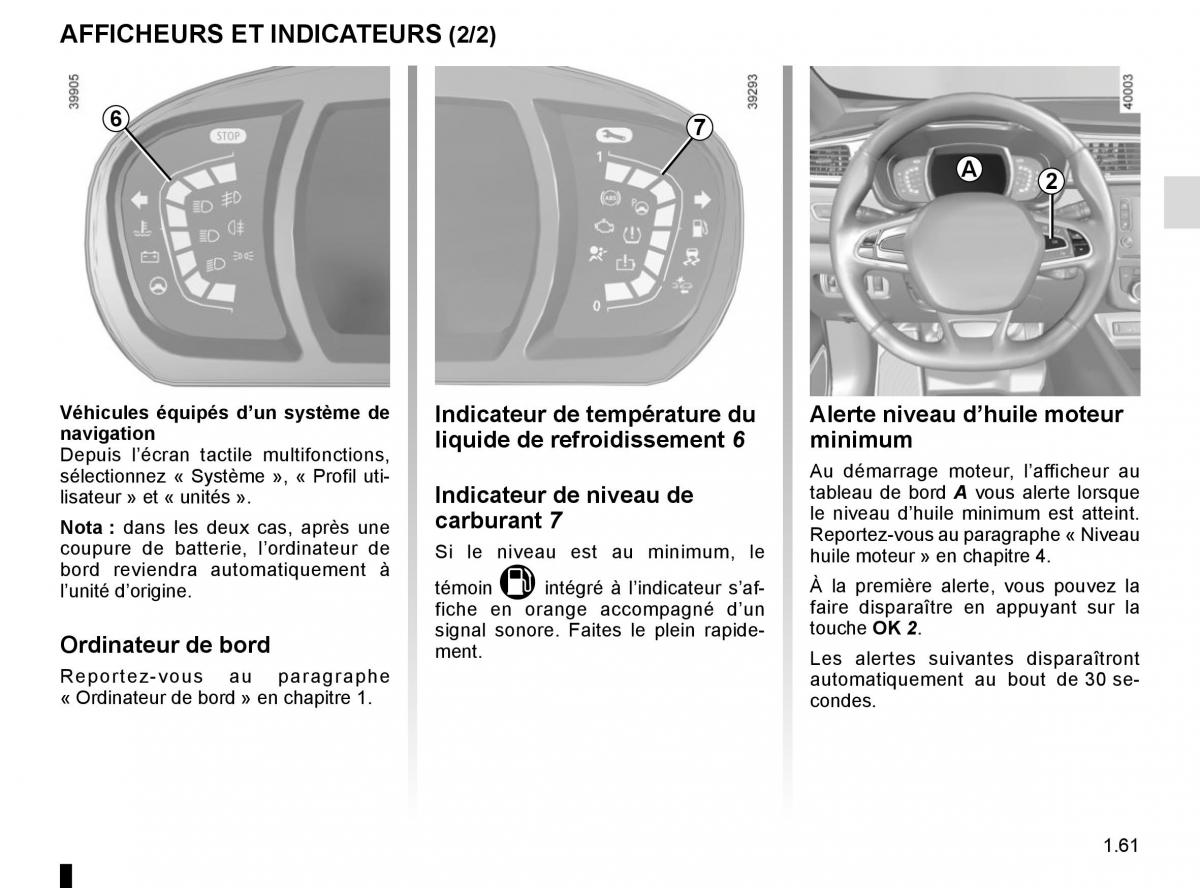 Renault Kadjar owners manual manuel du proprietaire / page 67