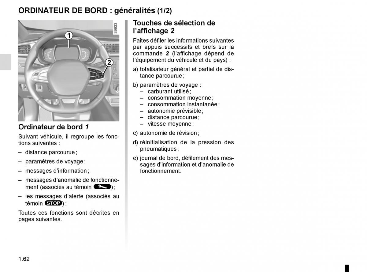 Renault Kadjar owners manual manuel du proprietaire / page 68