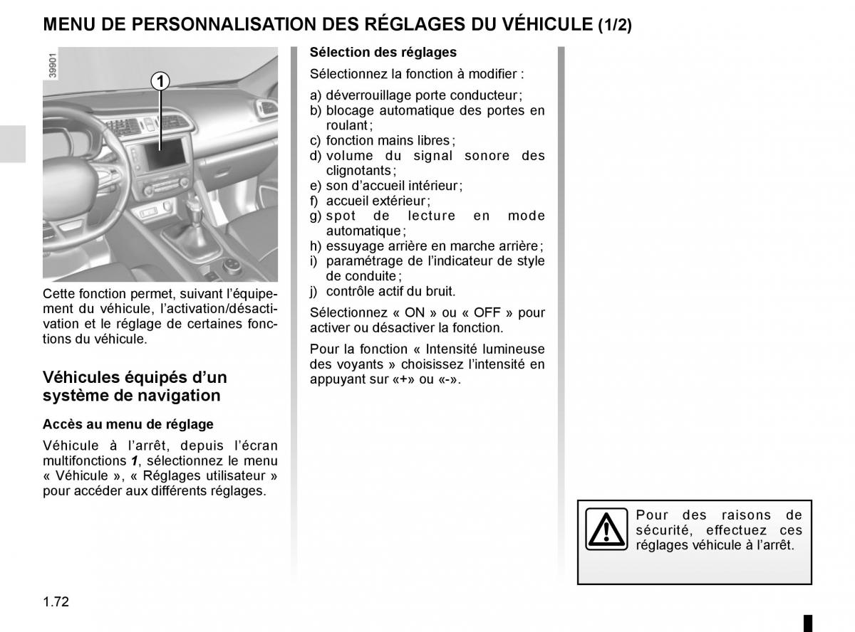 Renault Kadjar owners manual manuel du proprietaire / page 78