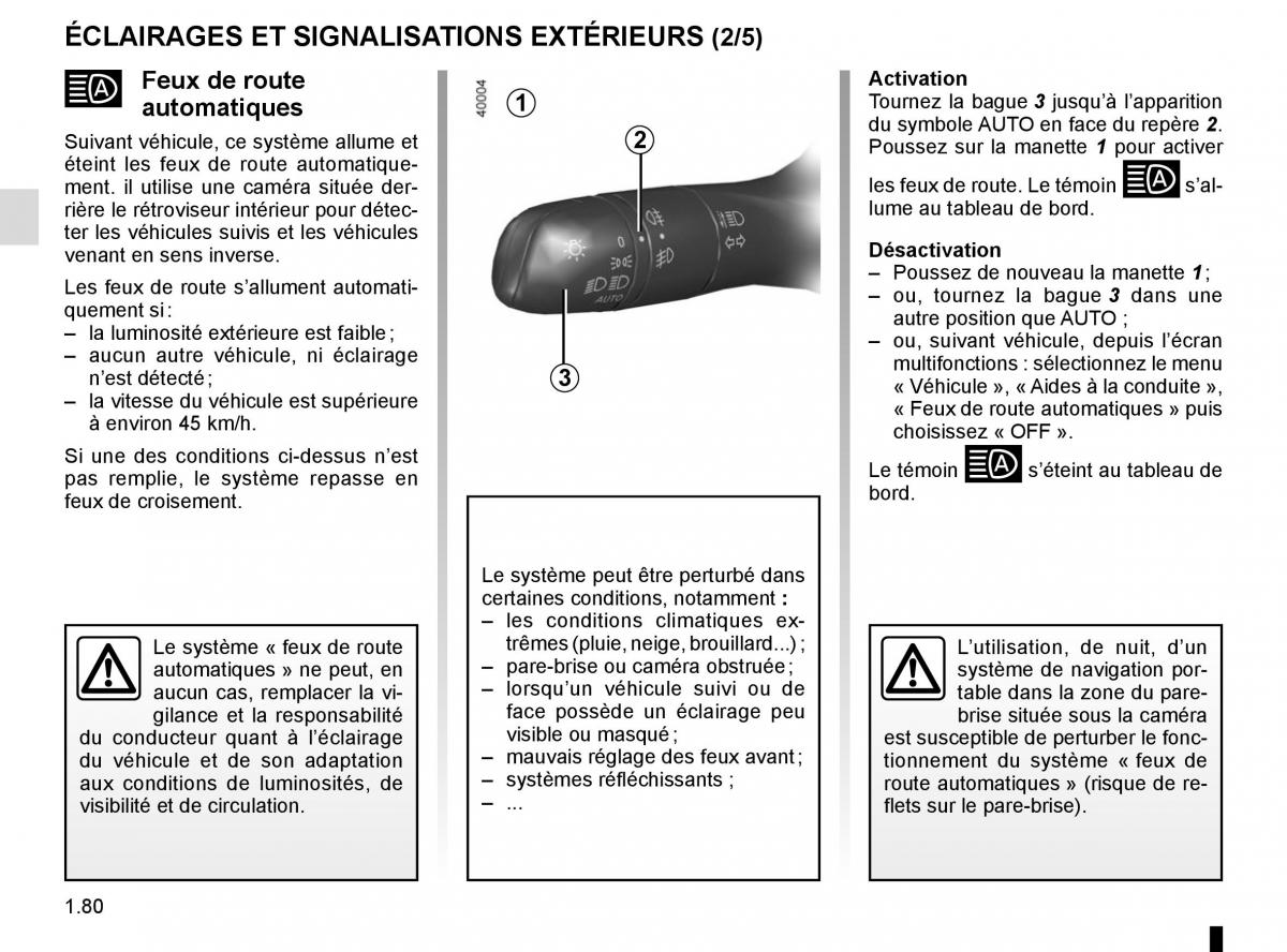 Renault Kadjar owners manual manuel du proprietaire / page 86