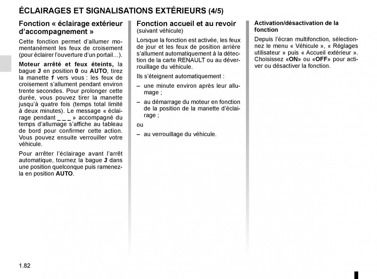 Renault Kadjar owners manual manuel du proprietaire / page 88