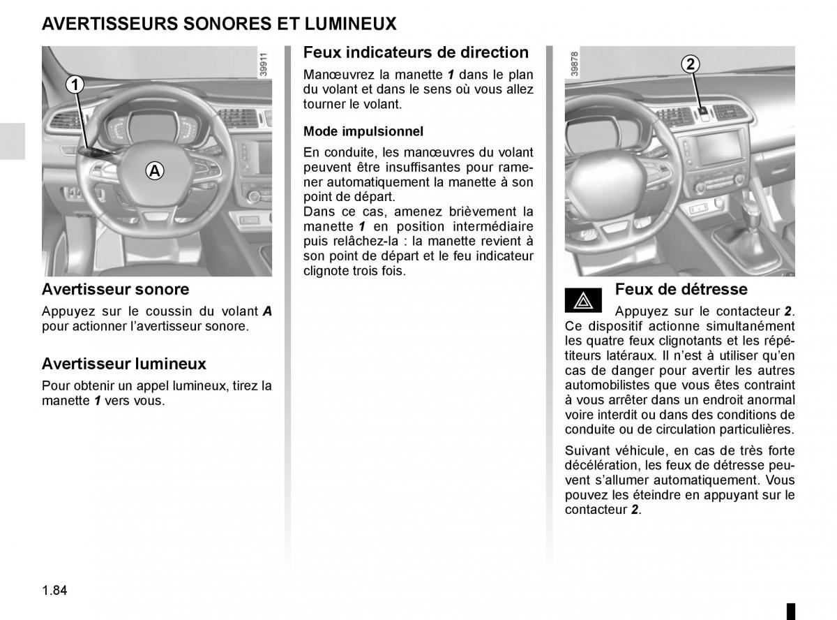 Renault Kadjar owners manual manuel du proprietaire / page 90