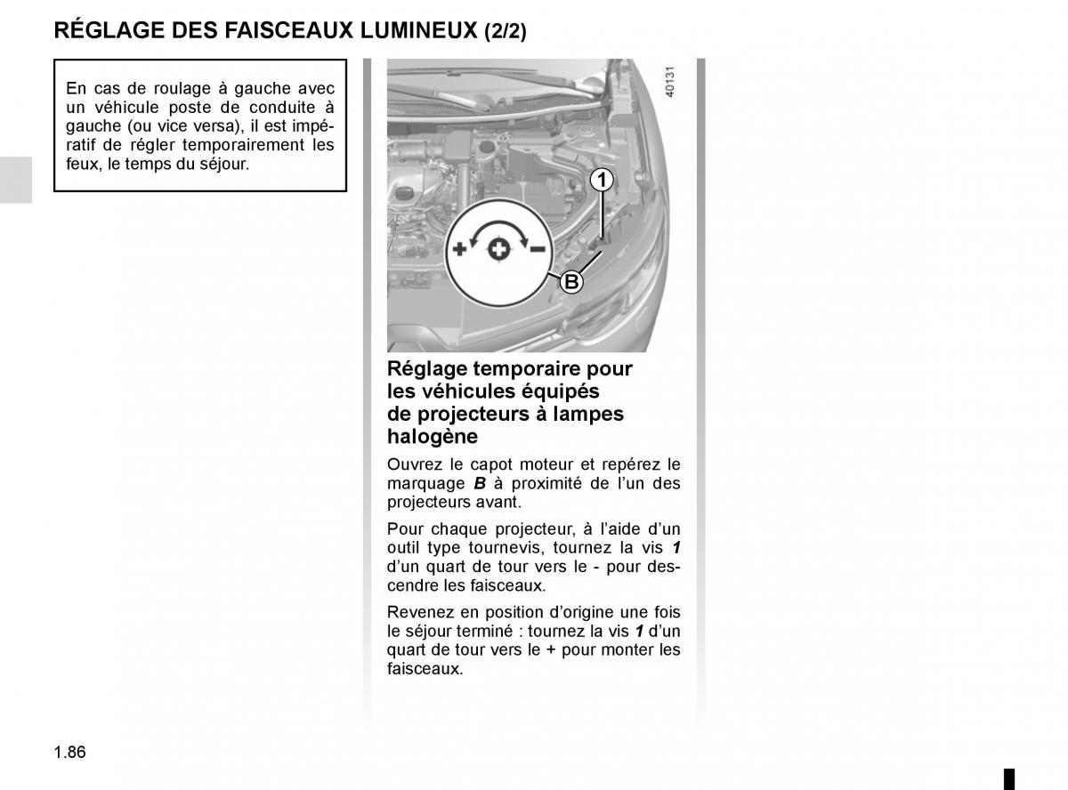 Renault Kadjar owners manual manuel du proprietaire / page 92