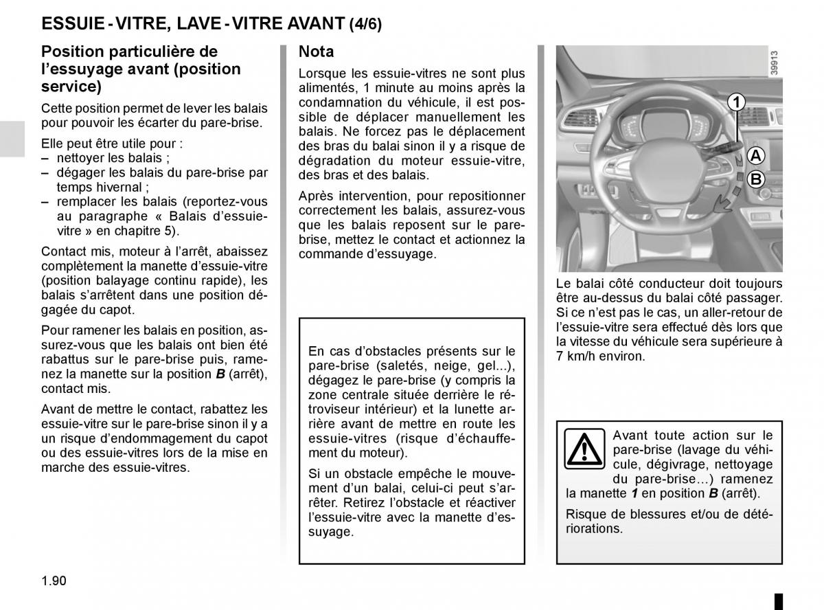 Renault Kadjar owners manual manuel du proprietaire / page 96