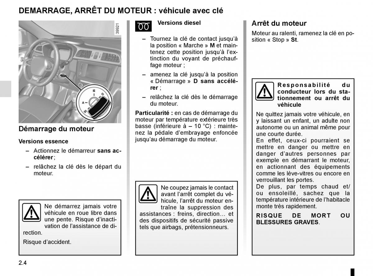 Renault Kadjar owners manual manuel du proprietaire / page 108