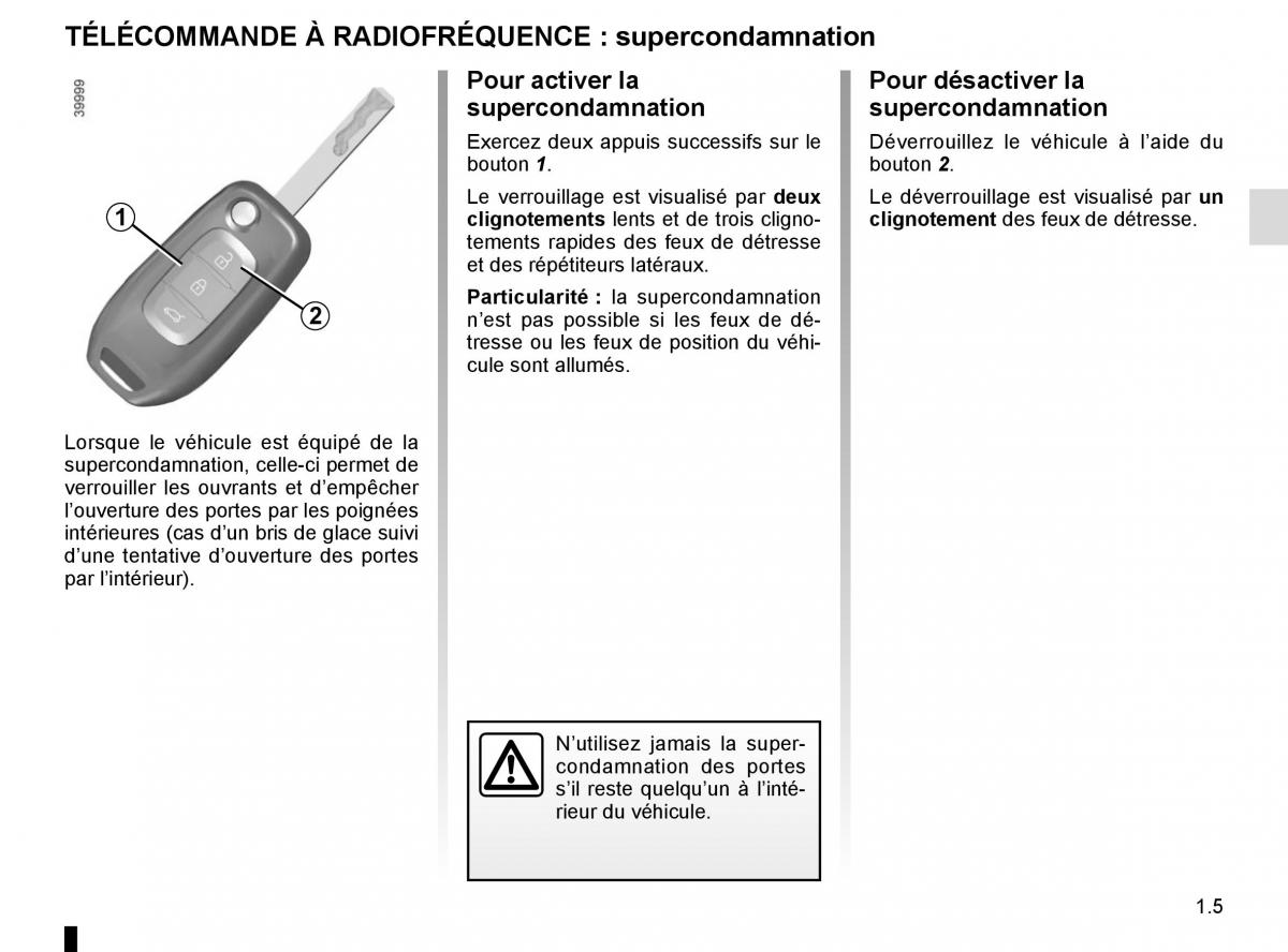 Renault Kadjar owners manual manuel du proprietaire / page 11