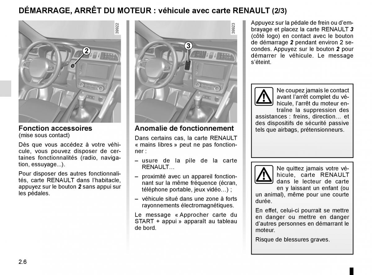 Renault Kadjar owners manual manuel du proprietaire / page 110