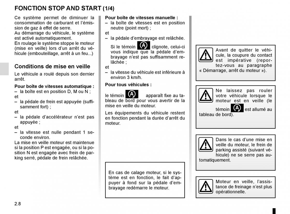 Renault Kadjar owners manual manuel du proprietaire / page 112