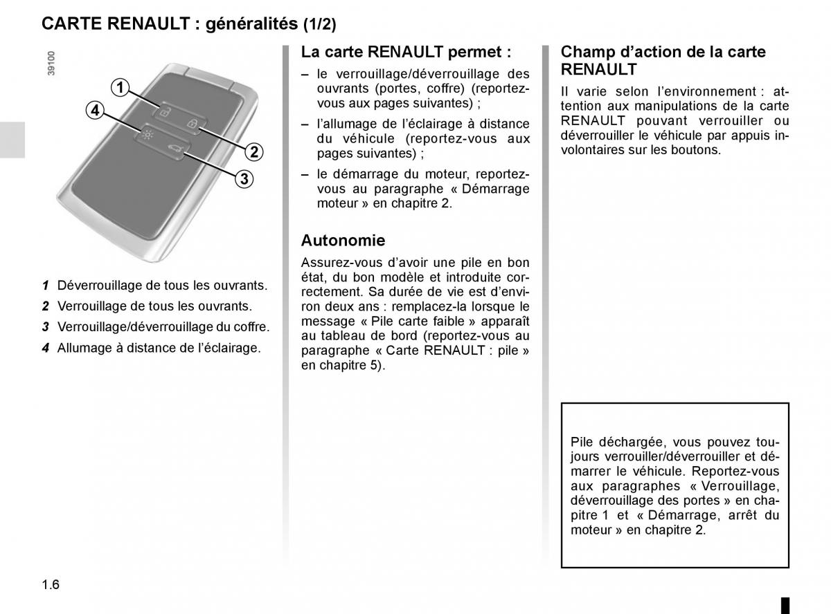 Renault Kadjar owners manual manuel du proprietaire / page 12