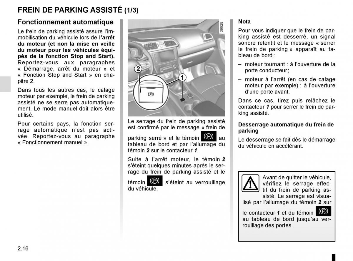 Renault Kadjar owners manual manuel du proprietaire / page 120