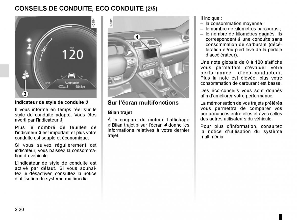 Renault Kadjar owners manual manuel du proprietaire / page 124