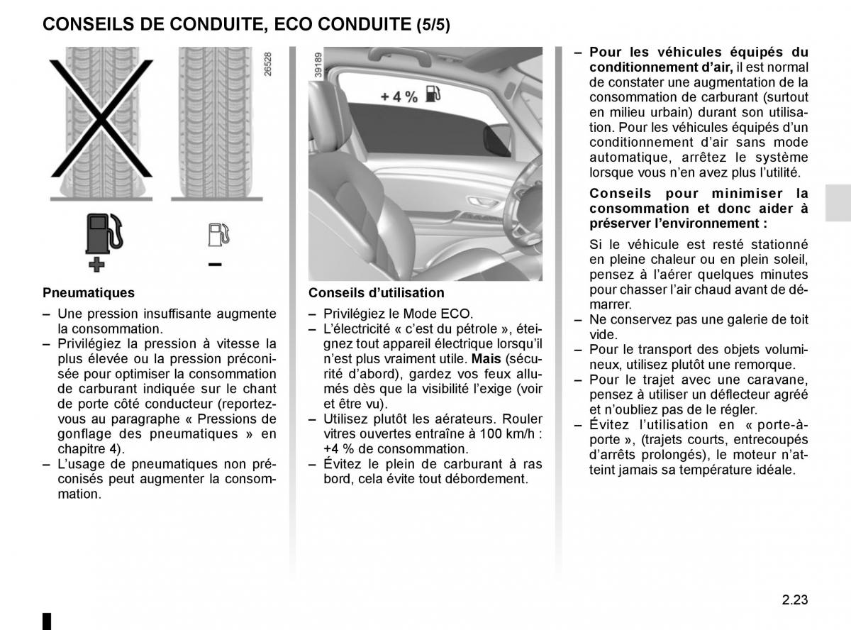 Renault Kadjar owners manual manuel du proprietaire / page 127