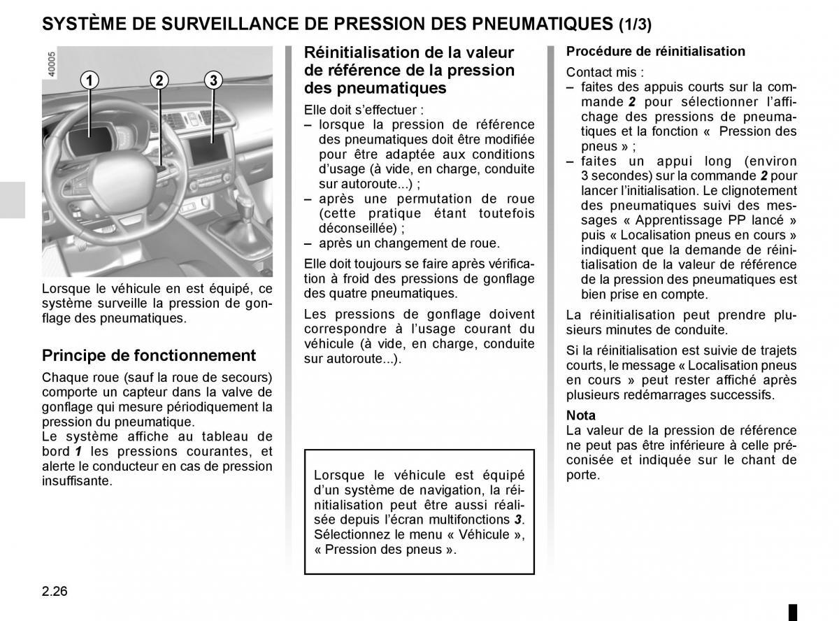 Renault Kadjar owners manual manuel du proprietaire / page 130