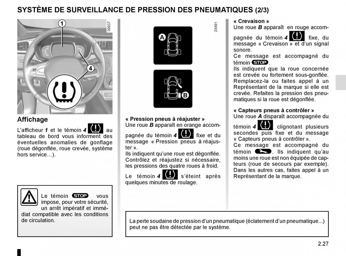 Renault Kadjar owners manual manuel du proprietaire / page 131