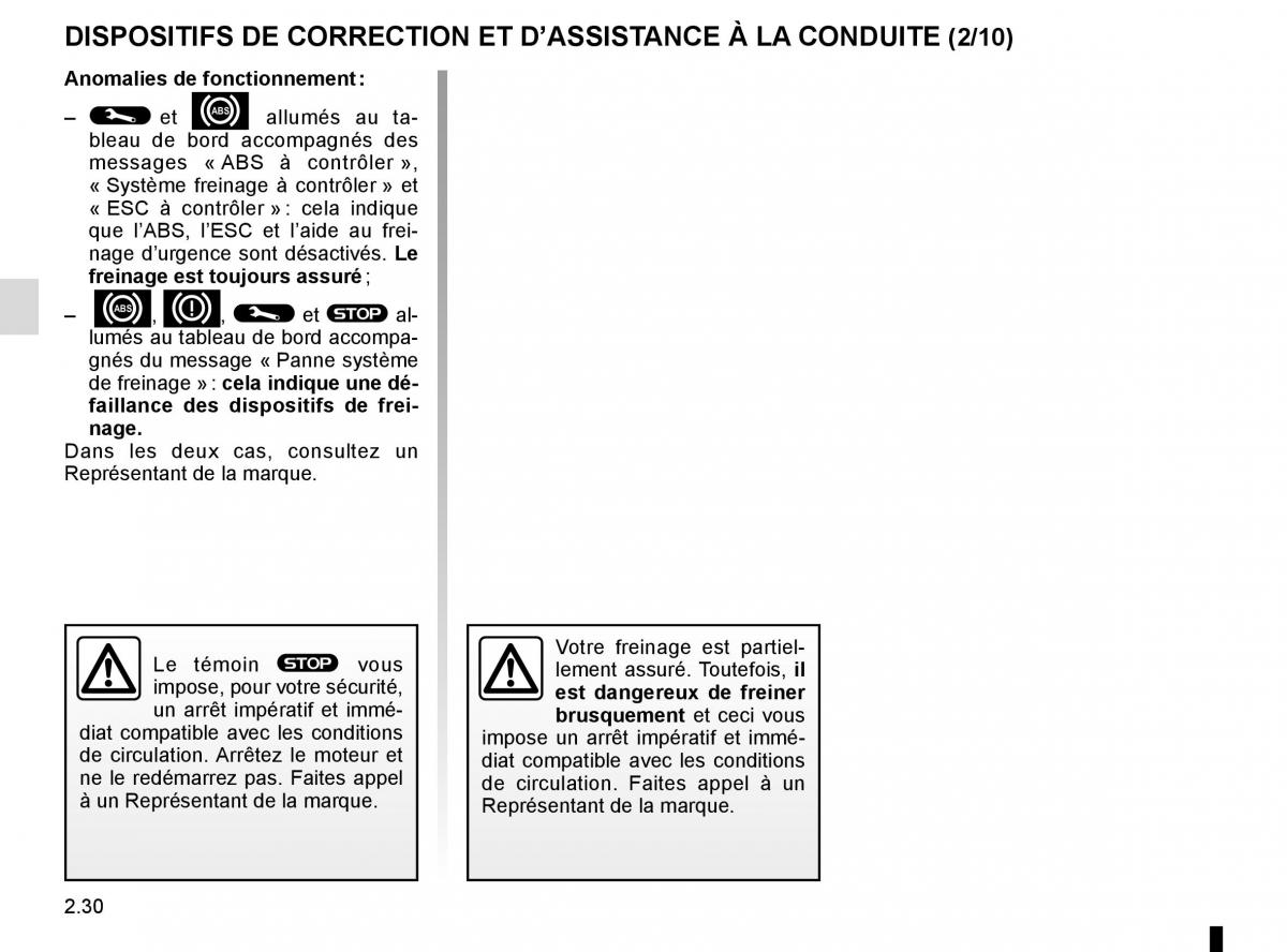 Renault Kadjar owners manual manuel du proprietaire / page 134