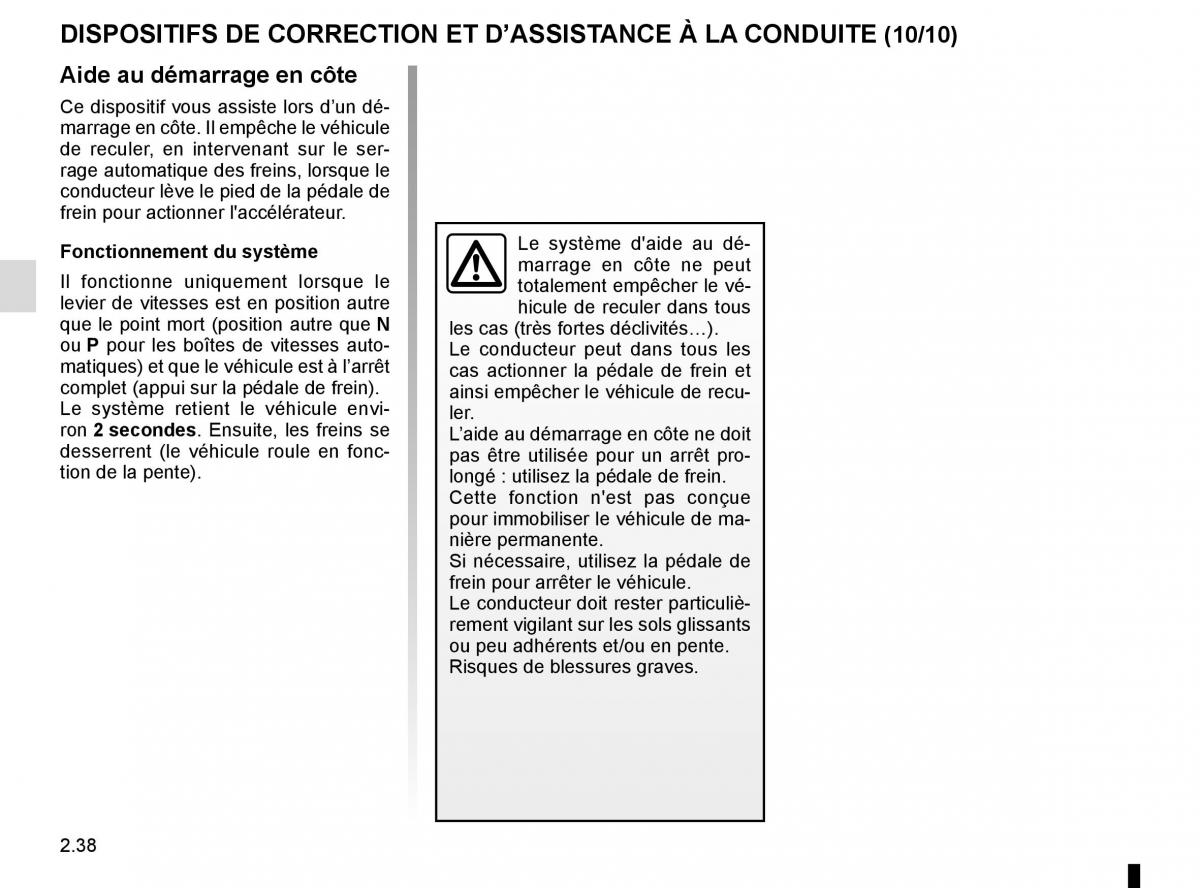 Renault Kadjar owners manual manuel du proprietaire / page 142