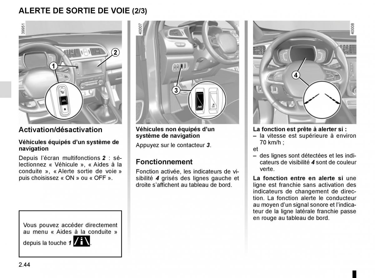 Renault Kadjar owners manual manuel du proprietaire / page 148