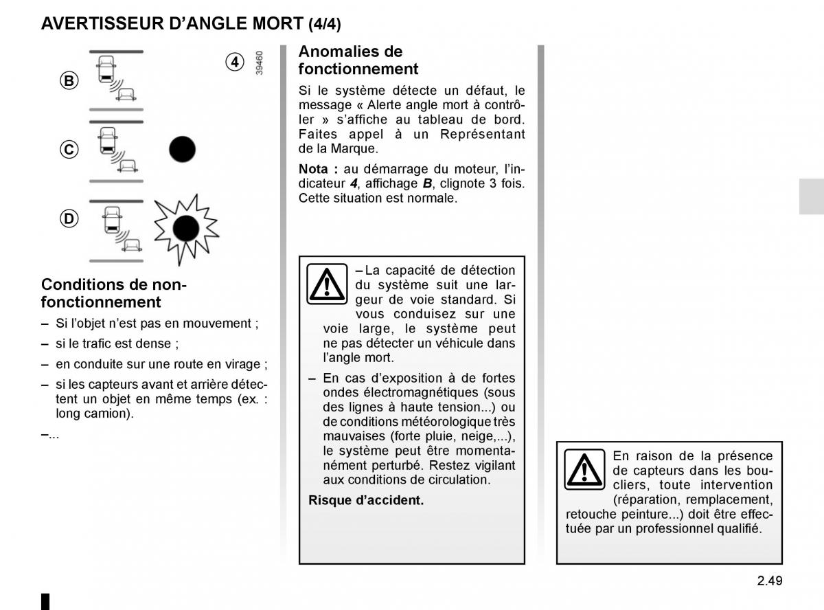 Renault Kadjar owners manual manuel du proprietaire / page 153