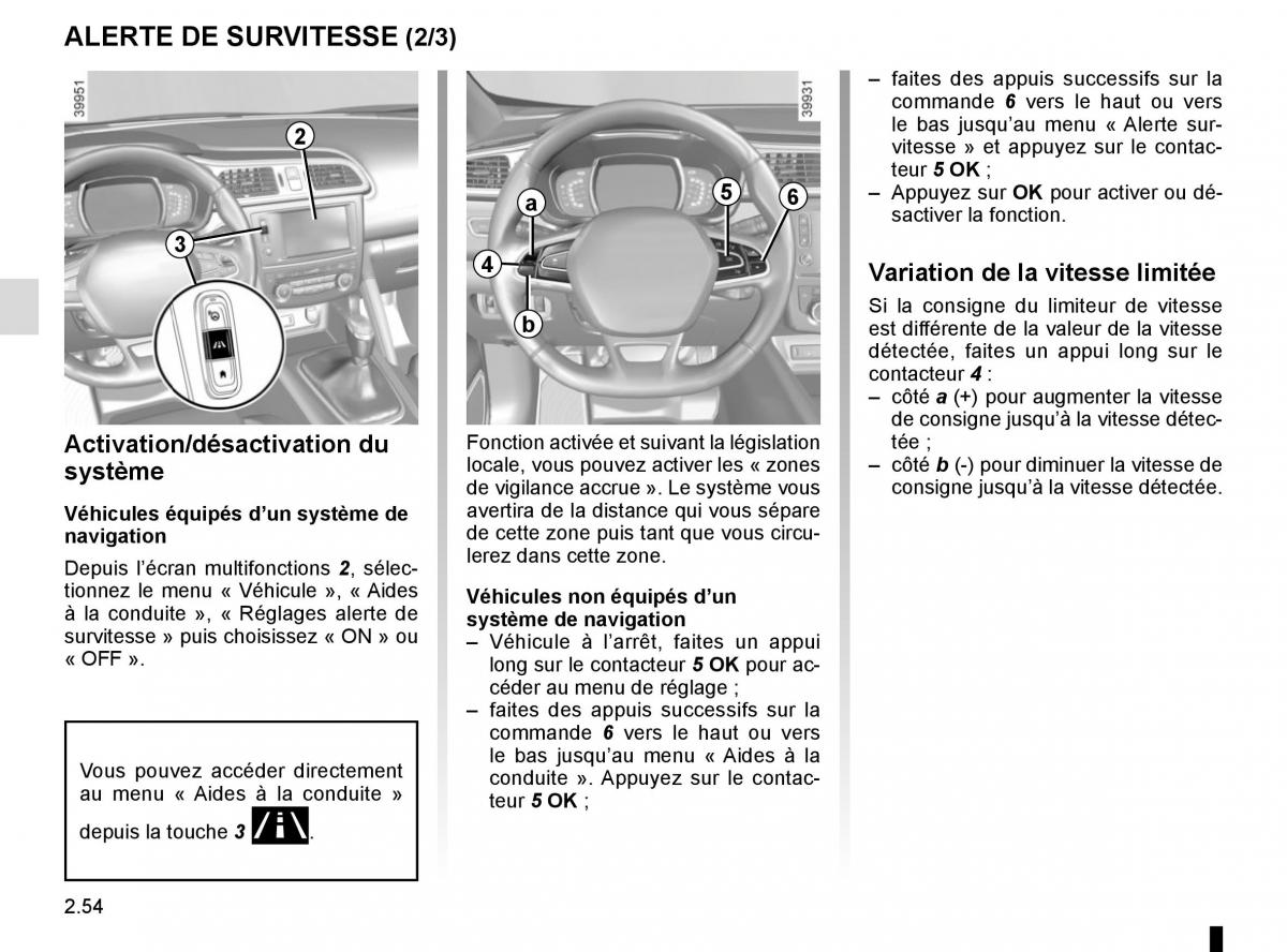 Renault Kadjar owners manual manuel du proprietaire / page 158