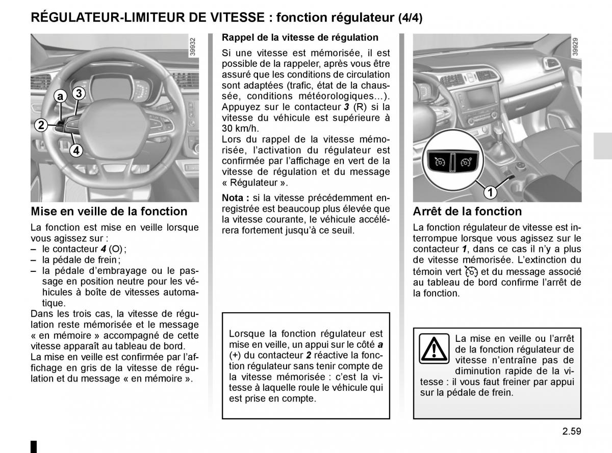 Renault Kadjar owners manual manuel du proprietaire / page 163