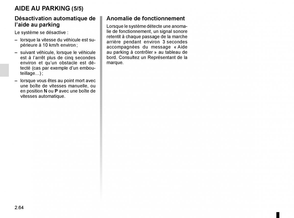 Renault Kadjar owners manual manuel du proprietaire / page 168