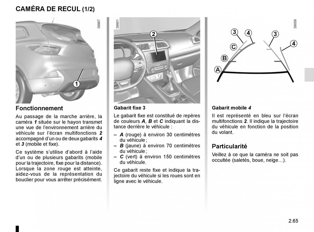 Renault Kadjar owners manual manuel du proprietaire / page 169