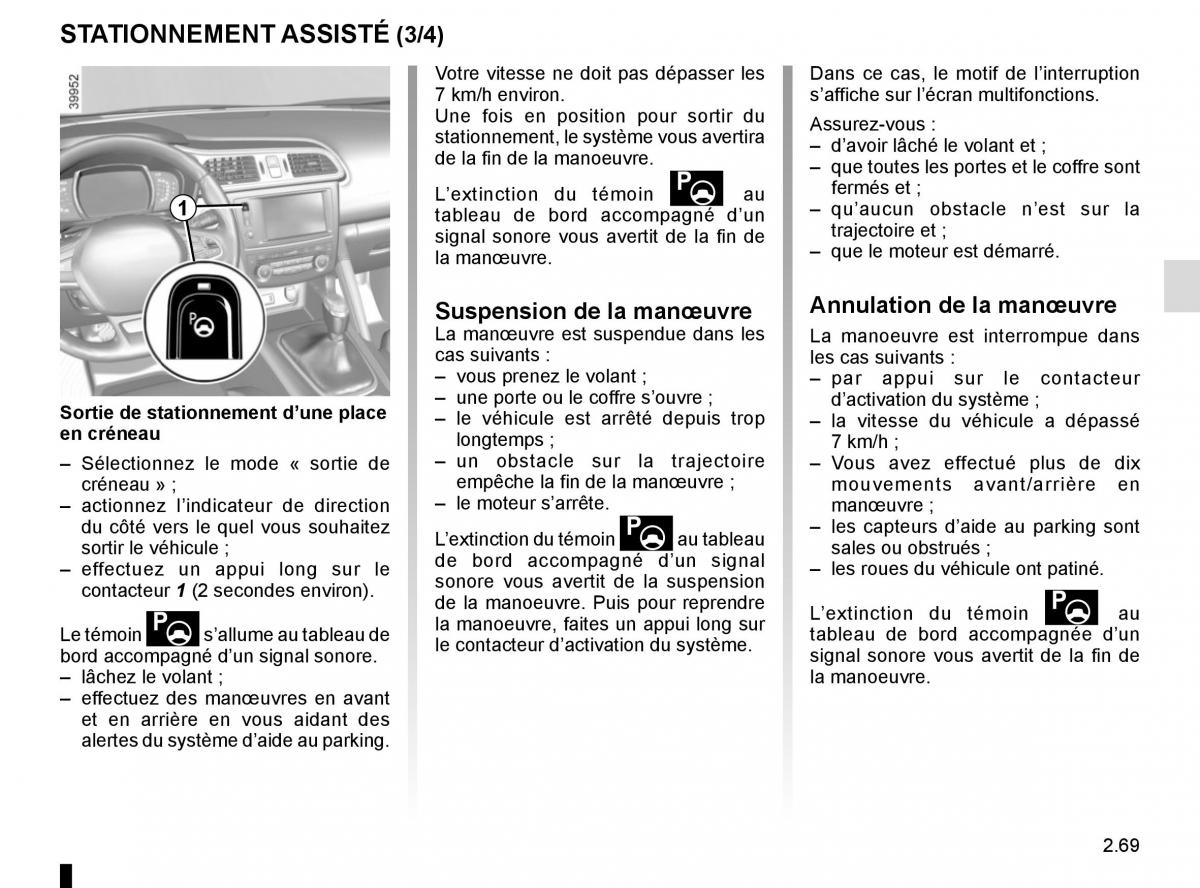 Renault Kadjar owners manual manuel du proprietaire / page 173