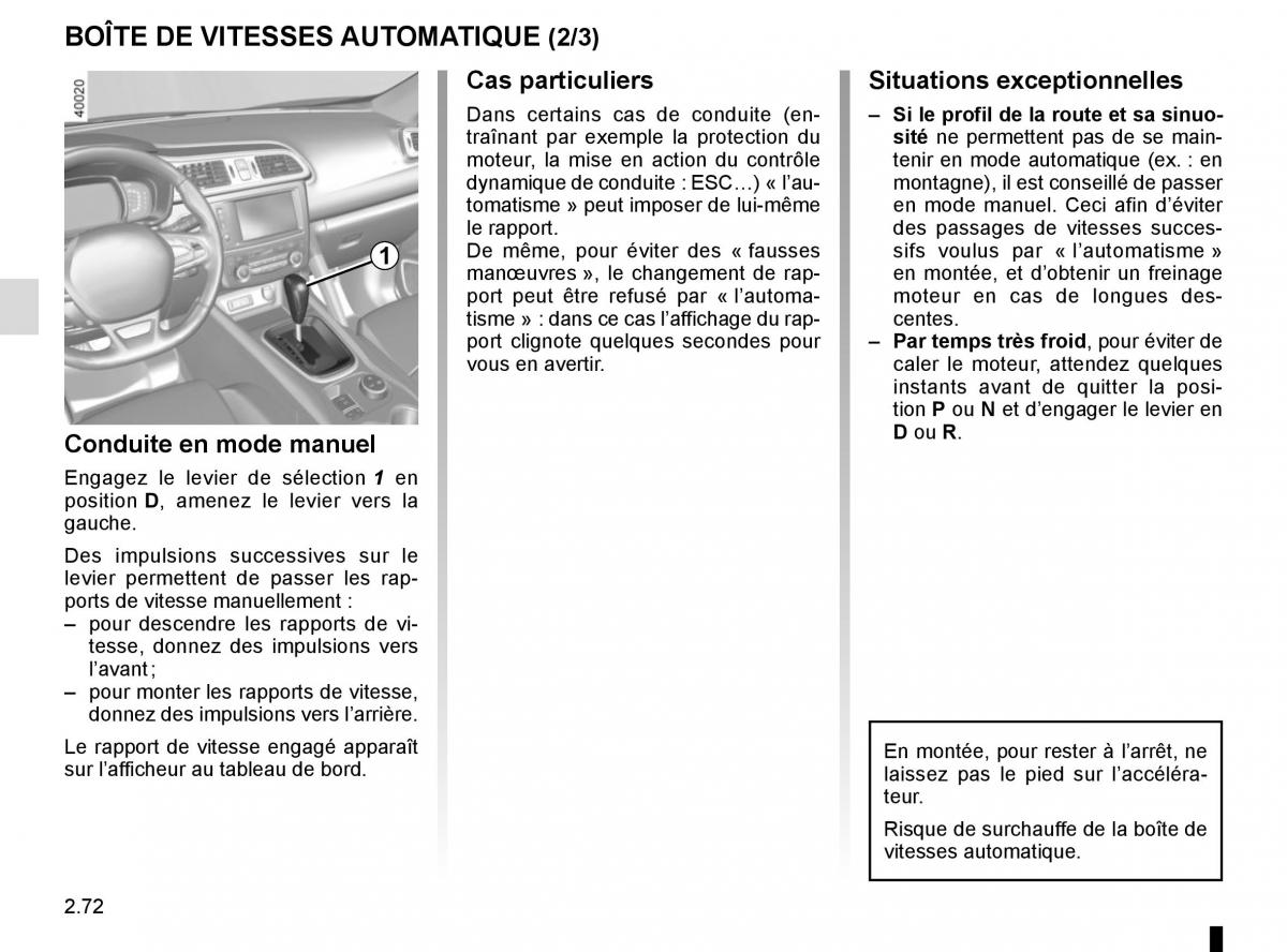 Renault Kadjar owners manual manuel du proprietaire / page 176