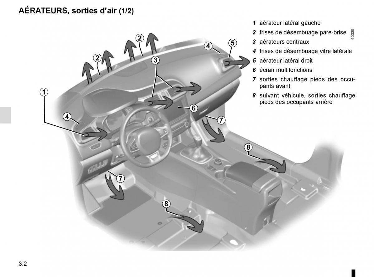 Renault Kadjar owners manual manuel du proprietaire / page 180