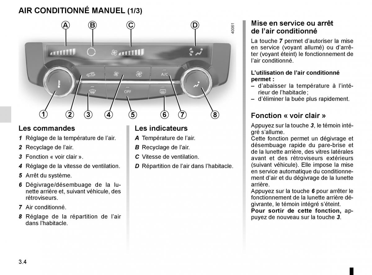 Renault Kadjar owners manual manuel du proprietaire / page 182