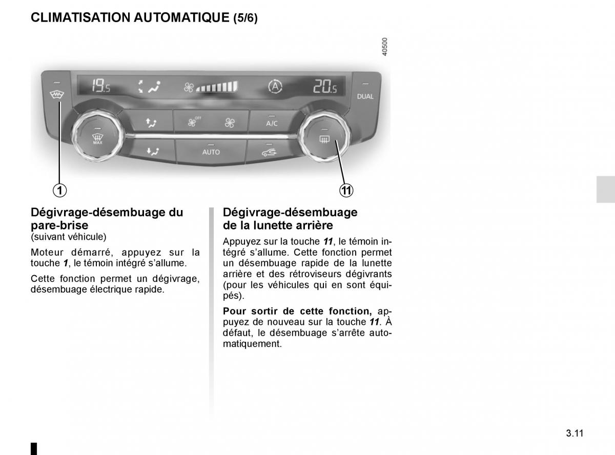 Renault Kadjar owners manual manuel du proprietaire / page 189