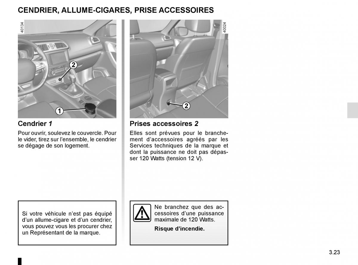 Renault Kadjar owners manual manuel du proprietaire / page 201