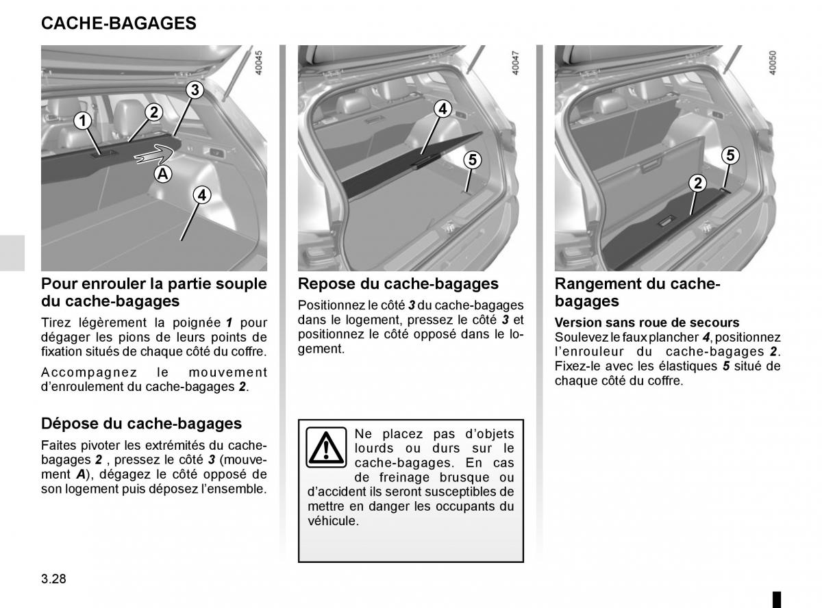 Renault Kadjar owners manual manuel du proprietaire / page 206