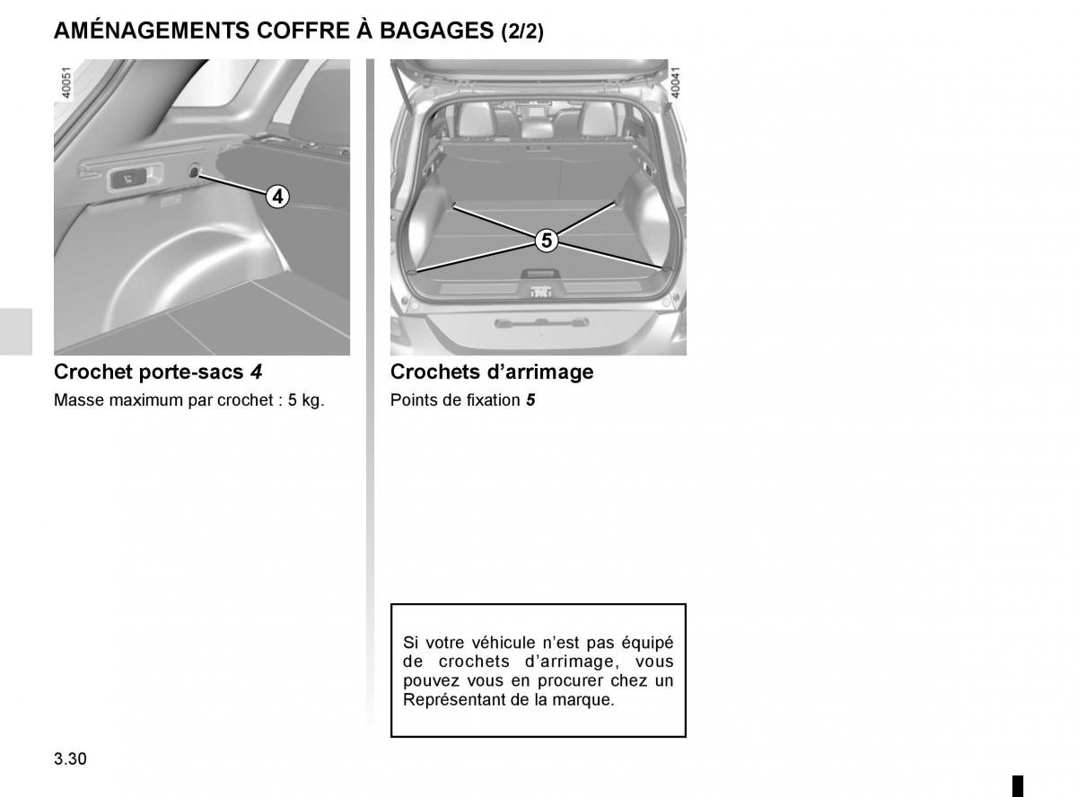 Renault Kadjar owners manual manuel du proprietaire / page 208