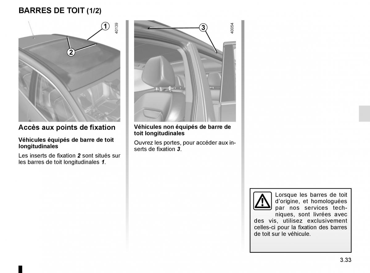 Renault Kadjar owners manual manuel du proprietaire / page 211