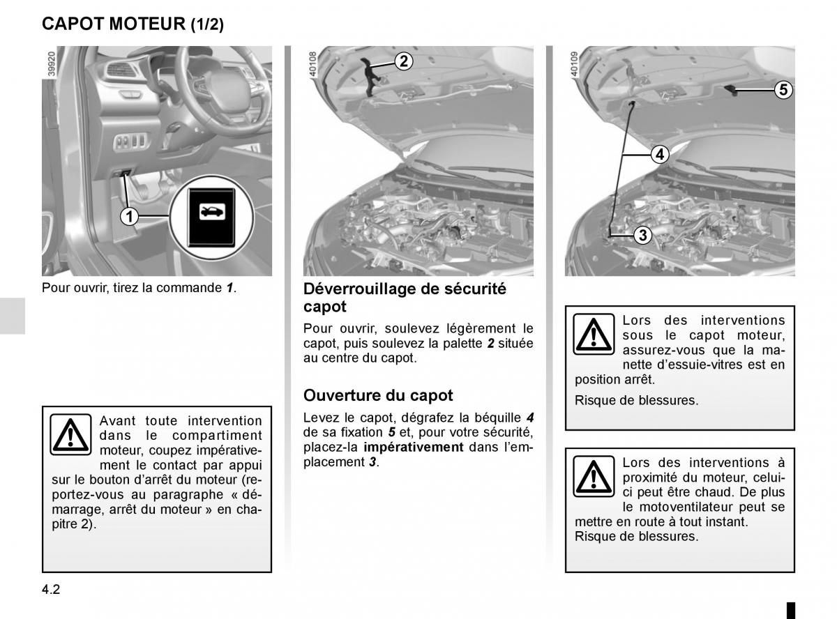 Renault Kadjar owners manual manuel du proprietaire / page 216