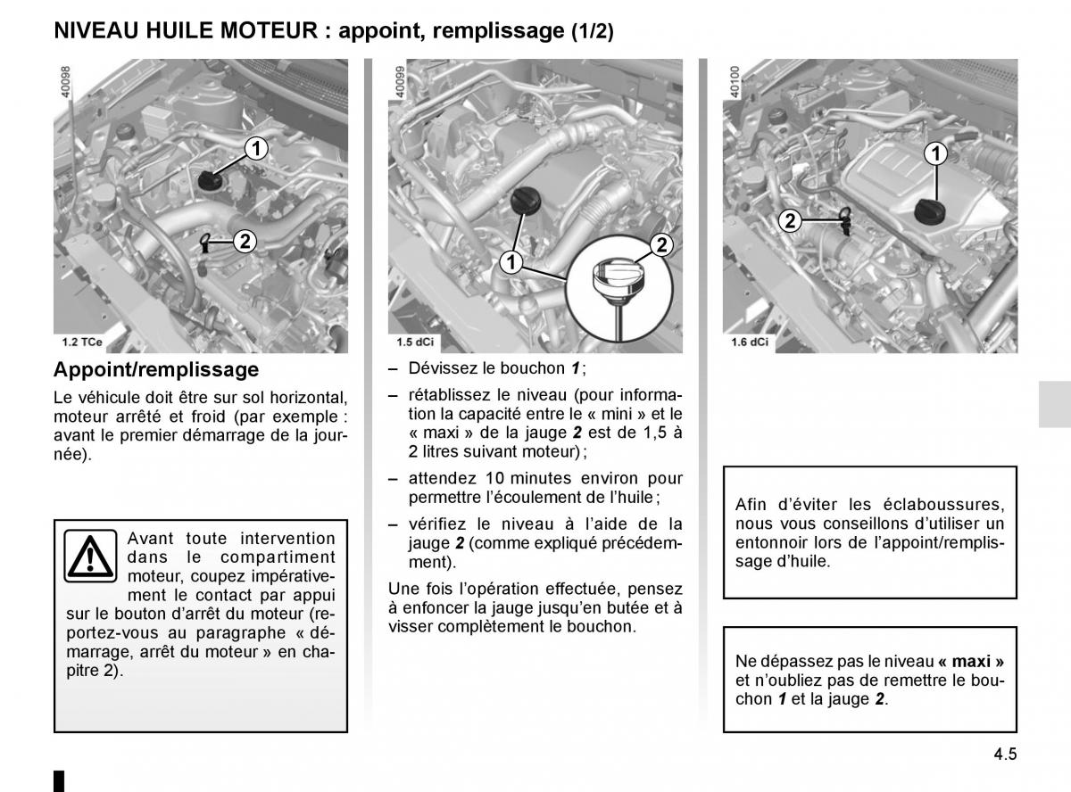 Renault Kadjar owners manual manuel du proprietaire / page 219