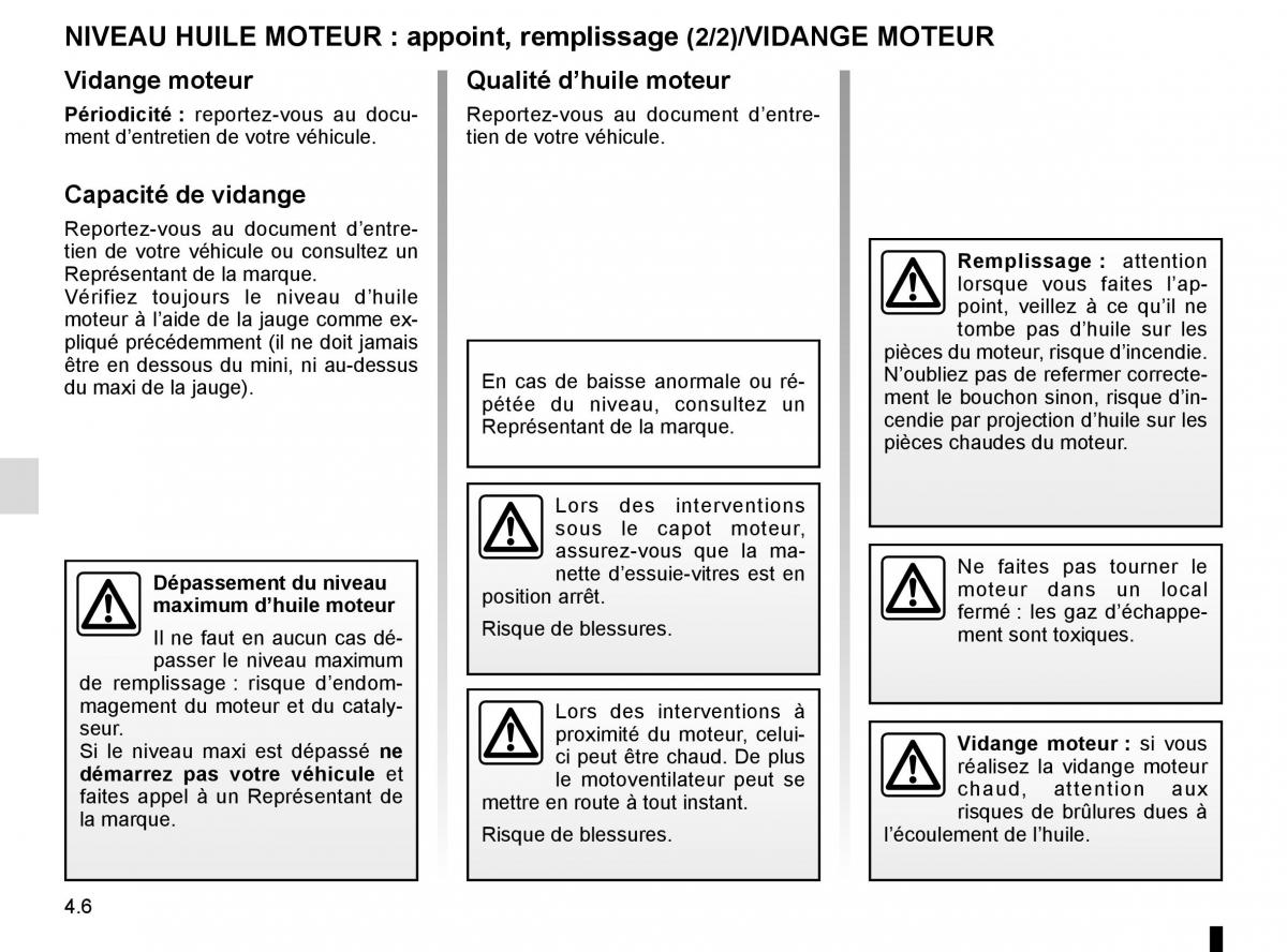 Renault Kadjar owners manual manuel du proprietaire / page 220