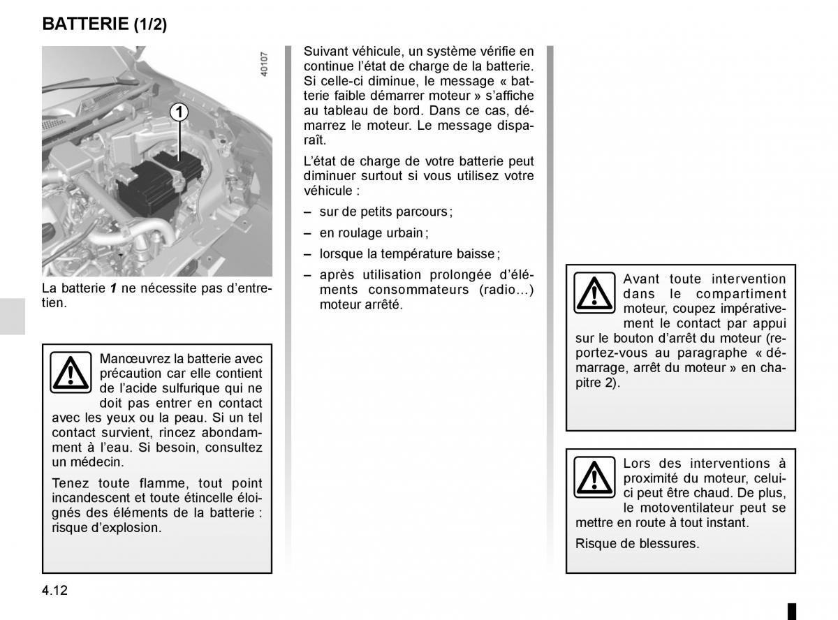 Renault Kadjar owners manual manuel du proprietaire / page 226