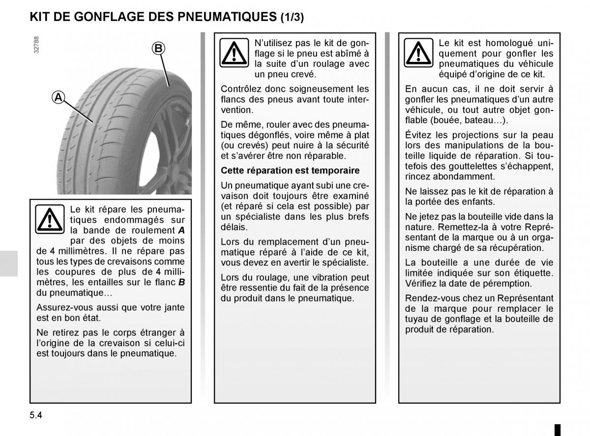 Renault Kadjar owners manual manuel du proprietaire / page 236