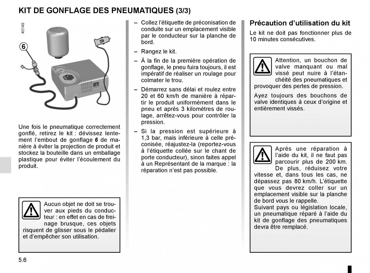 Renault Kadjar owners manual manuel du proprietaire / page 238