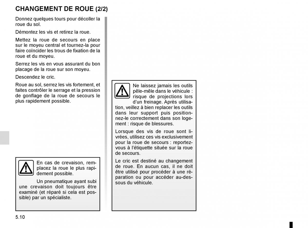 Renault Kadjar owners manual manuel du proprietaire / page 242