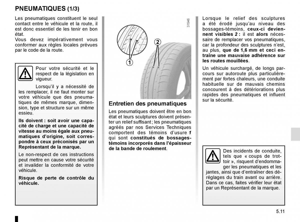 Renault Kadjar owners manual manuel du proprietaire / page 243