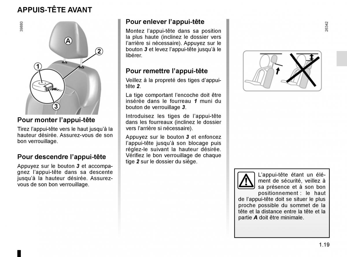 Renault Kadjar owners manual manuel du proprietaire / page 25