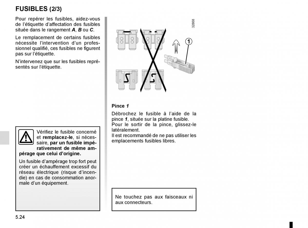 Renault Kadjar owners manual manuel du proprietaire / page 256