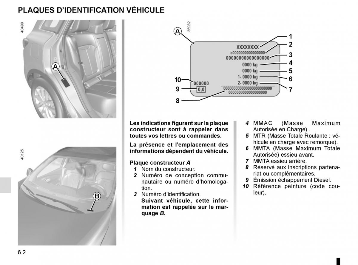 Renault Kadjar owners manual manuel du proprietaire / page 274