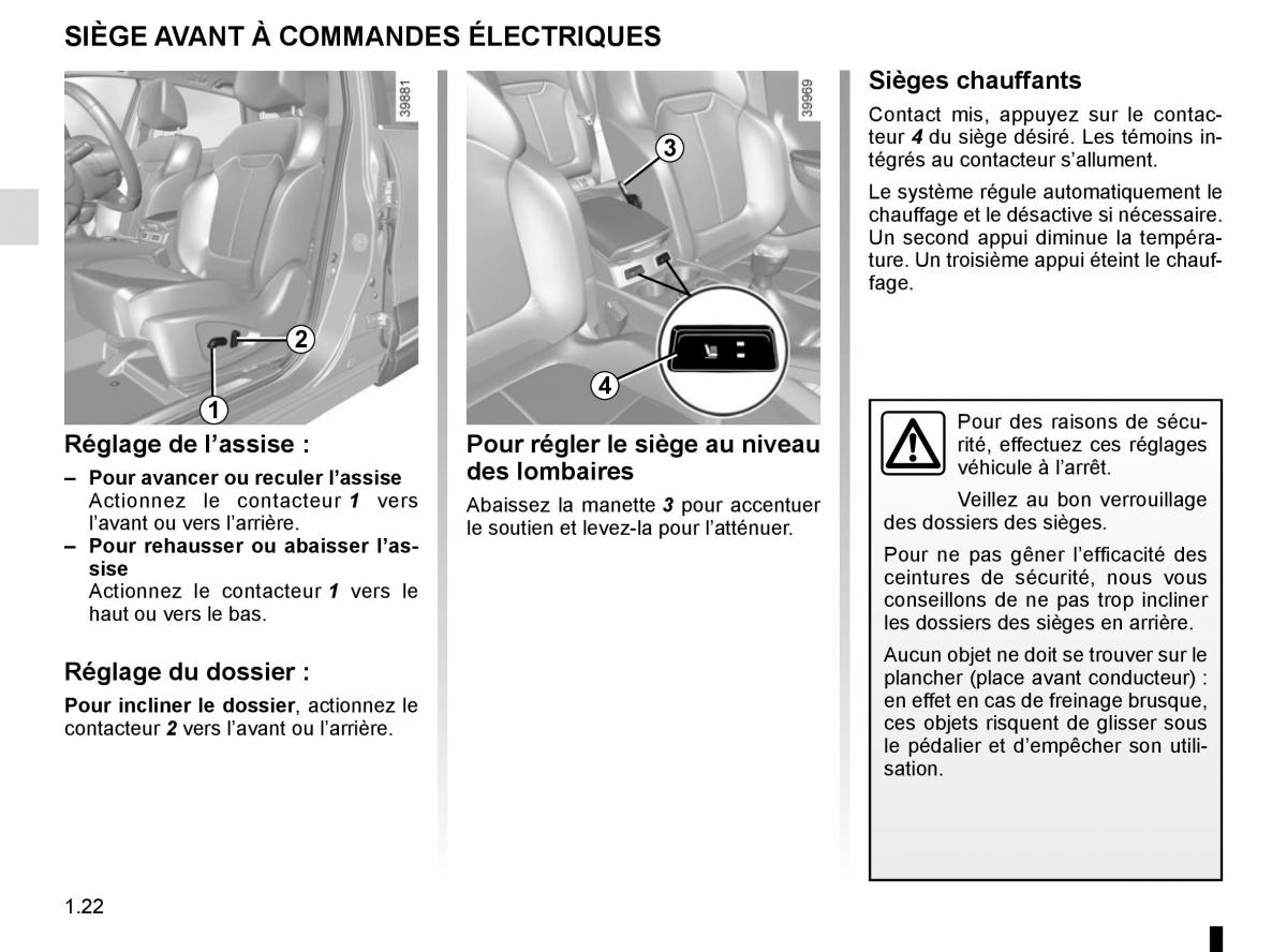 Renault Kadjar owners manual manuel du proprietaire / page 28