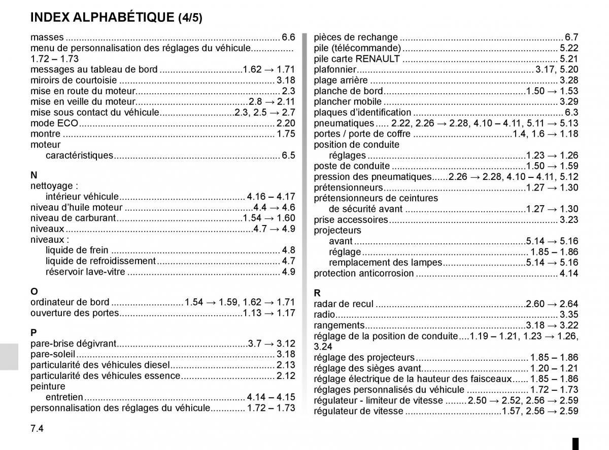 Renault Kadjar owners manual manuel du proprietaire / page 294