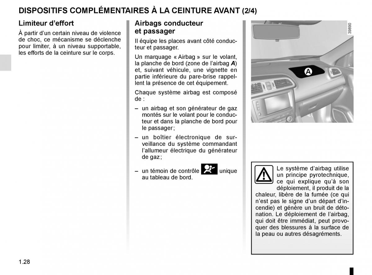 Renault Kadjar owners manual manuel du proprietaire / page 34